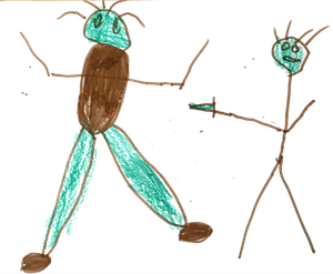 A child's drawing