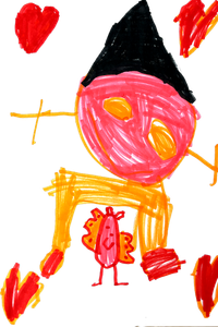 A child's drawing